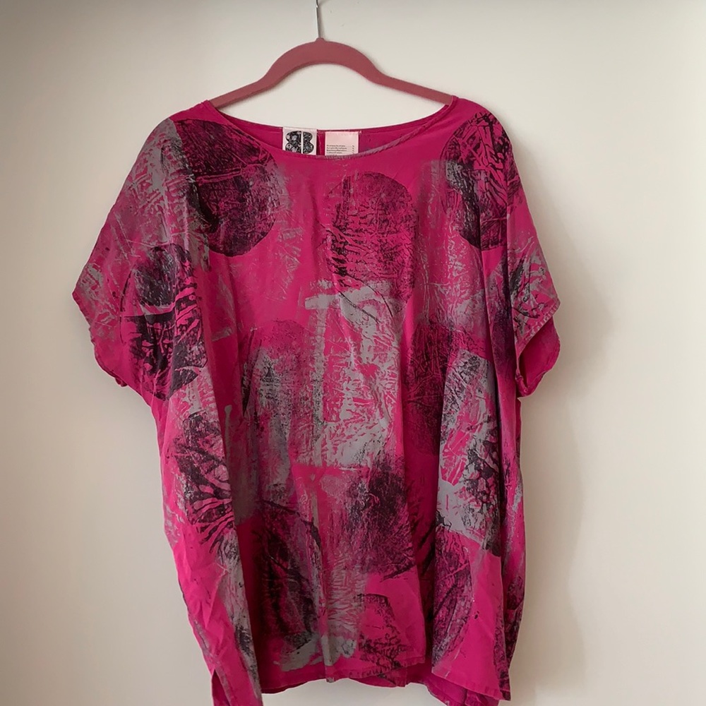 Bianca Barr silk top made in 🇨🇦